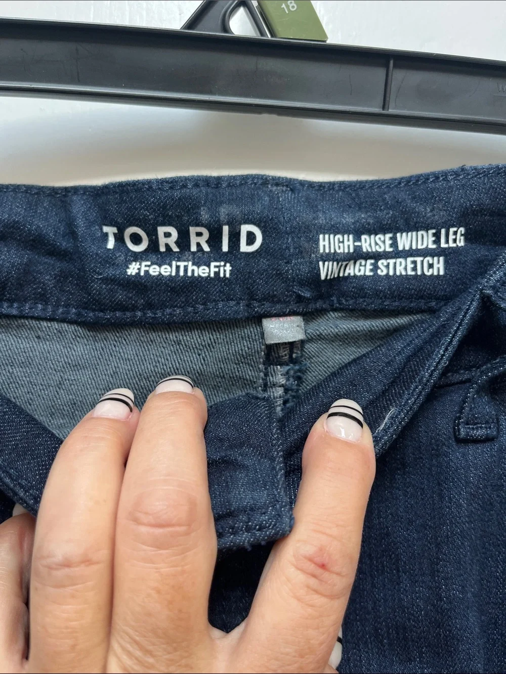 NWOT Torrid High-Rise Wide Leg Jean, Size 18 Regular